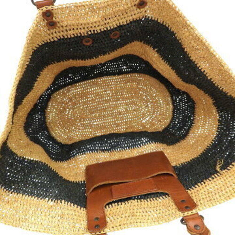 Balenciaga Handbag Basket Bag Raffia Summer Rare - Picture 3 of 9